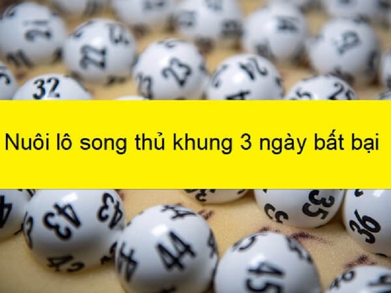 Cách nuôi lô song thủ khung 3 ngày miễn phí chính xác nhất